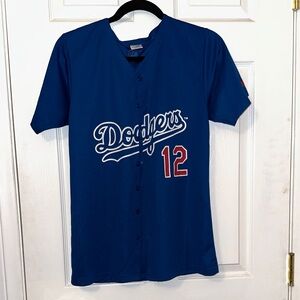 Los Ángeles, Dodgers, Jersey # 12 • Size Youth:XL, Women: S/M